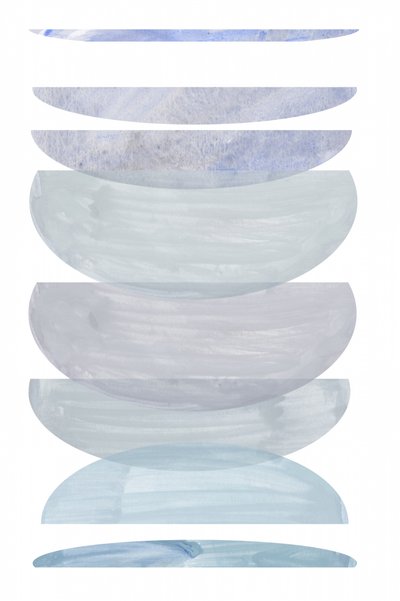 Ruhiger Blauer Stapel von cartissi