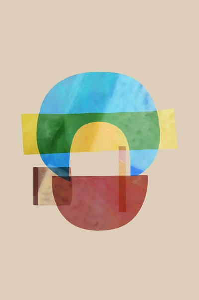 Bunte geometrische Balance von cartissi