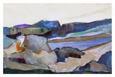 Bunte Berglandschaft von cartissi