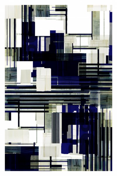 Dynamische blaue Geometrie von cartissi