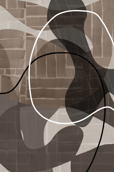 Erdige abstrakte Kurven von cartissi