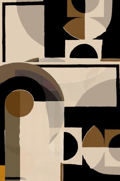 Erdige Geometrische Abstraktion von cartissi