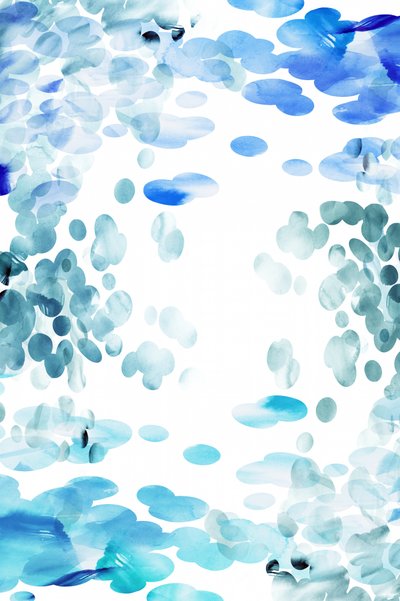 Schwebende blaue Töne von cartissi