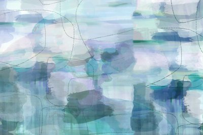 Fließendes blaues Abstrakt von cartissi