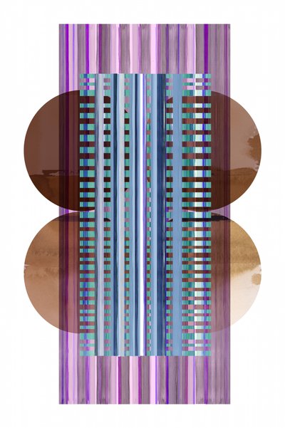 Geschichtetes Abstraktes Design von cartissi