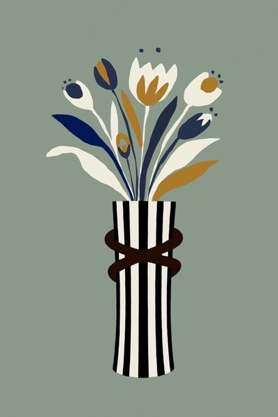 Moderner Tulpenstrauß von cartissi
