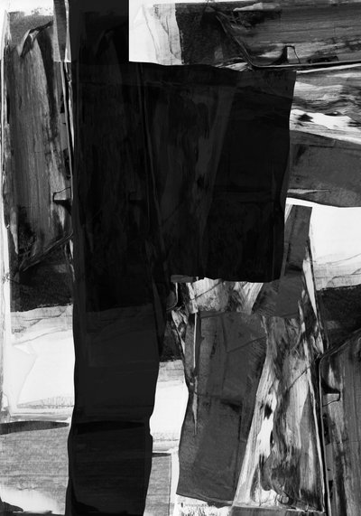 Monochrome abstrakte Schichten von cartissi