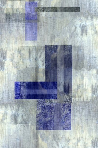 Gedämpfte blaue Geometrie von cartissi