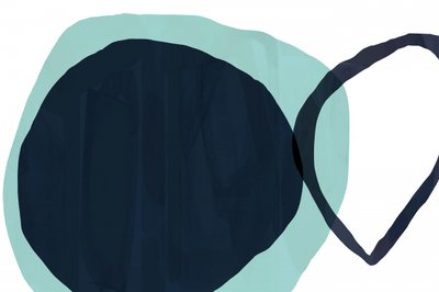 Überlappendes Tealblau von cartissi