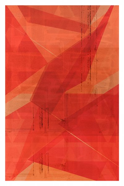 Rote geometrische Schichten von cartissi