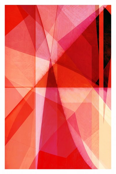Rote Geometrische Schichten von cartissi