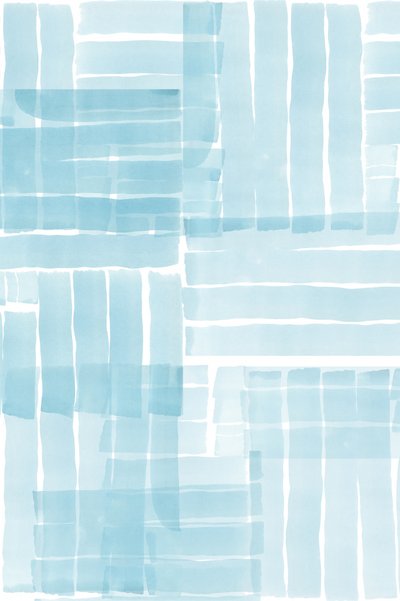 Aquarellblaue Streifen von cartissi