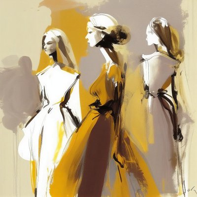 Minimalistische Malerei, abstrakter Expressionismus, Frauenmalerei von F. Abderrahim