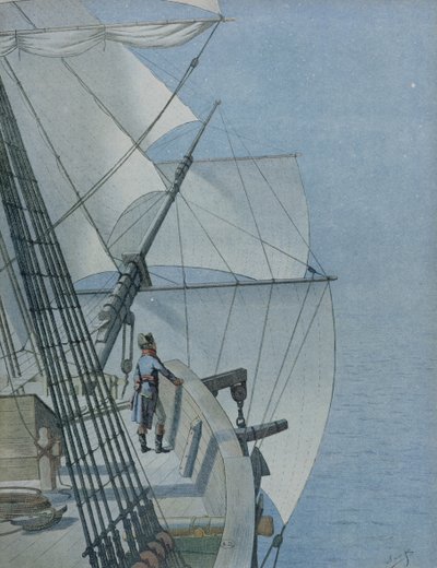 Napoleon kehrt von der Ägypten-Kampagne zurück von pseudonym for Onfray de Breville Jacques Job