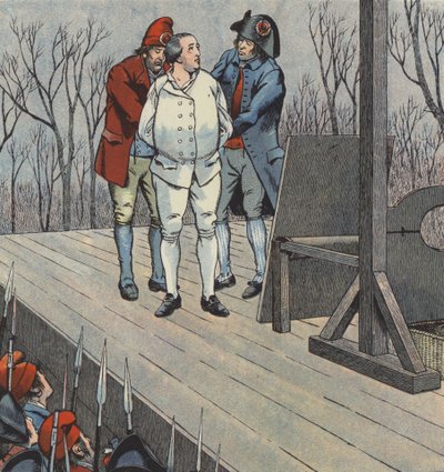 Die Hinrichtung von König Ludwig XVI. von Frankreich, 1793 von pseudonym for Onfray de Breville Job