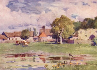 Die Abbey Farm, Thetford, Norfolk von Alfred Heaton Cooper