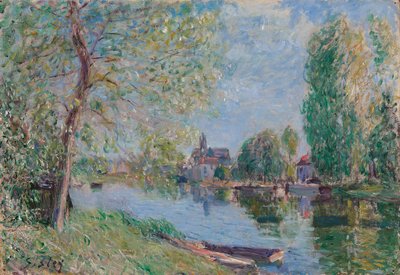 Alfred Sisley、MORET-SUR-LOING、画集画、新品額装付 Alfred Sisley