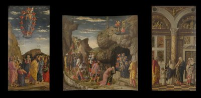 Triptisches Triptychon Von Andrea Mantegna