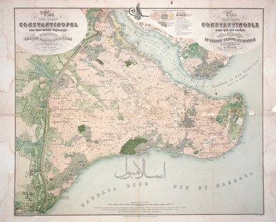 Karte Von Konstantinopel Und Umgebung 1855 63 179601