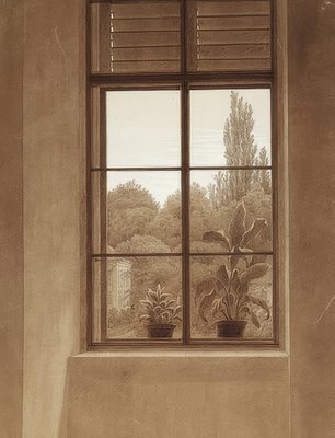 Fenster Mit Ausblick In Einen Park Um 1837 805096