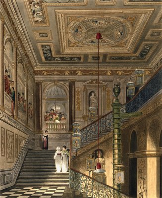 Das Grosse Treppenhaus Am Kensington Palace Von Pynes R 157452