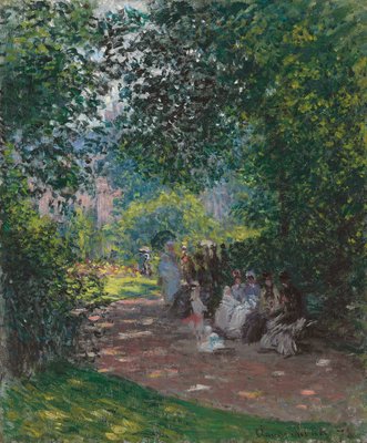 In Monceau Park, 1878 von Claude Monet (#839333)