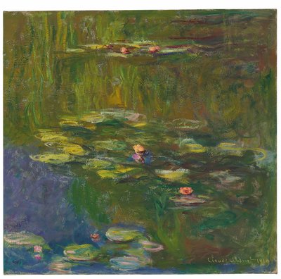 Claude Monet Seerosenteich Kunstdruck – 60x40 Cm (A2), Hochglanz, Auf Premium-Papier