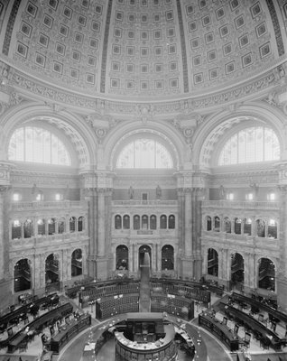 Lesesaal Rotunde Kongressbibliothek Washington Dc C 140475