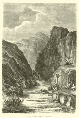 Ein Teil der Quebrada von Cuzco von Edouard Riou