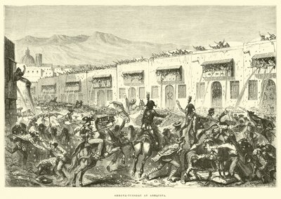 Shrove-Dienstag bei Arequipa von Edouard Riou