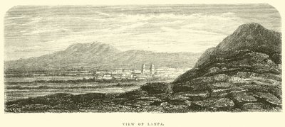 Ansicht von Lampa von Edouard Riou