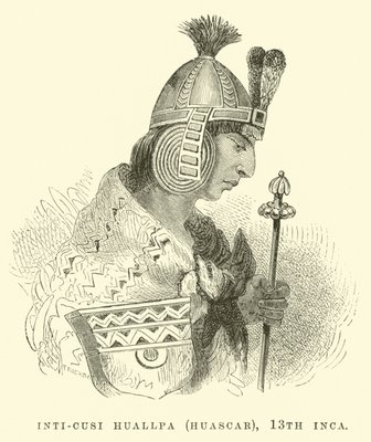 Inti-Cusi Huallpa (Huascar), 13. Inka von Edouard Riou