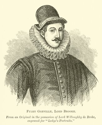 Fulke Greville, Lord Brooke von English School Kunstdruck