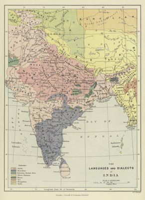 Die Sprachen und Dialekte von Indien von English School