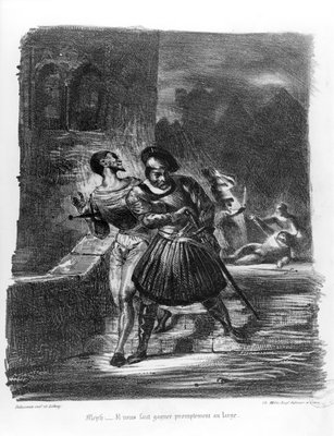 Mephistopheles Und Faust Entkommen Nach Dem Tod Des Val 61189