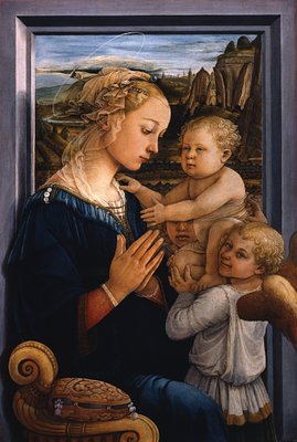 Madonna Mit Kind Und Zwei Engeln 8577
