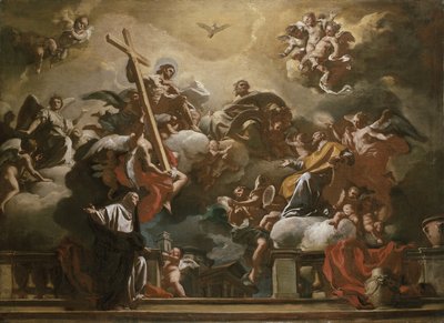 Vision Der Trinitat Mit Ss Philip Neri Und Francesca 147609