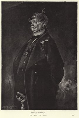 Otto Von Bismarck Von Franz Seraph Von Lenbach