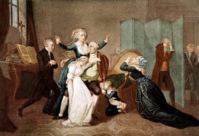 Adieux à Louis XVI par sa famille au Temple, 20 j...