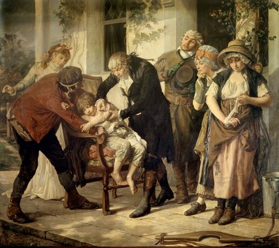 Die Erste Impfung Von Edward Jenner (1749-1823), Britis... (#951620)