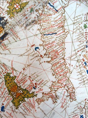 Italien Und Sizilien Aus Einer Renaissance Karte Von Eu 393970