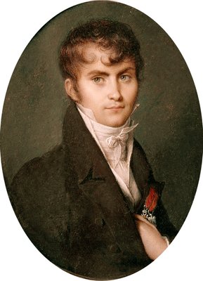 Baron von Meneval von Jean Baptiste Isabey Kunstdruck