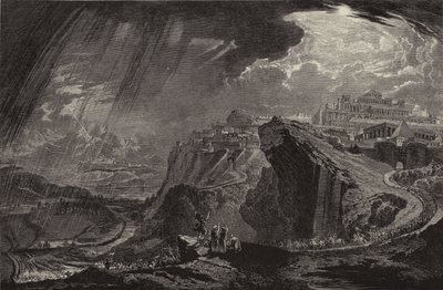 Падение вавилона картина джон мартин