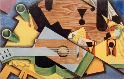 Stillleben Auf Der Gitarre Von Juan Gris