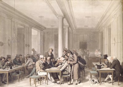 Innenraum Eines Pariser Cafe C 1815