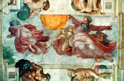Sixtinische Kapelle Decke Schaffung Der Sonne Und Des 95407