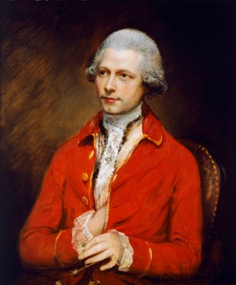 John Joseph Merlin von Thomas Gainsborough: Kunstdruck