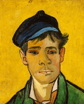 Junger Mann mit einem Hut, 1888 von Vincent van Gogh