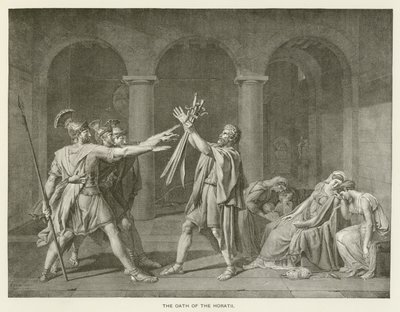 Der Eid Der Horatii Von After Jacques Louis David 398292