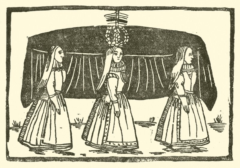 Illustration für The Roxburghe Ballads von (after) English School